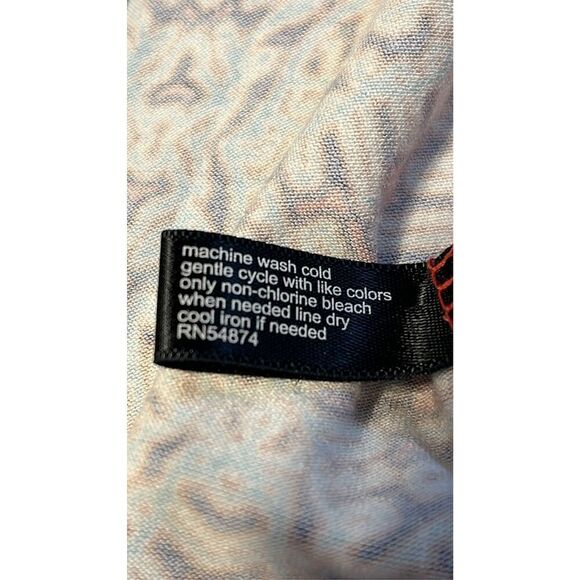 The Limited Women’s 8 High-Low Multi Print Lightweight Maxi Skirt Red/Blue - Picture 7 of 9